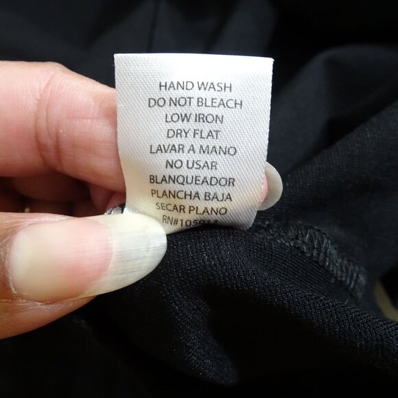 Dear Scarlett Women Black Open Front Blazer Jacket Size 3X Pockets 3/4 Sleeve - Picture 7 of 7